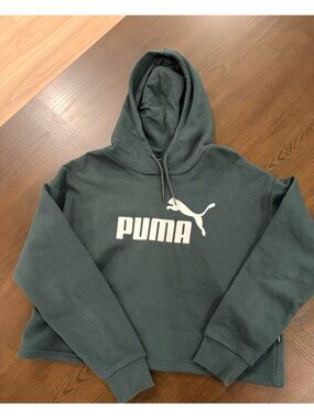 Puma Cropped Pullover Hoodie